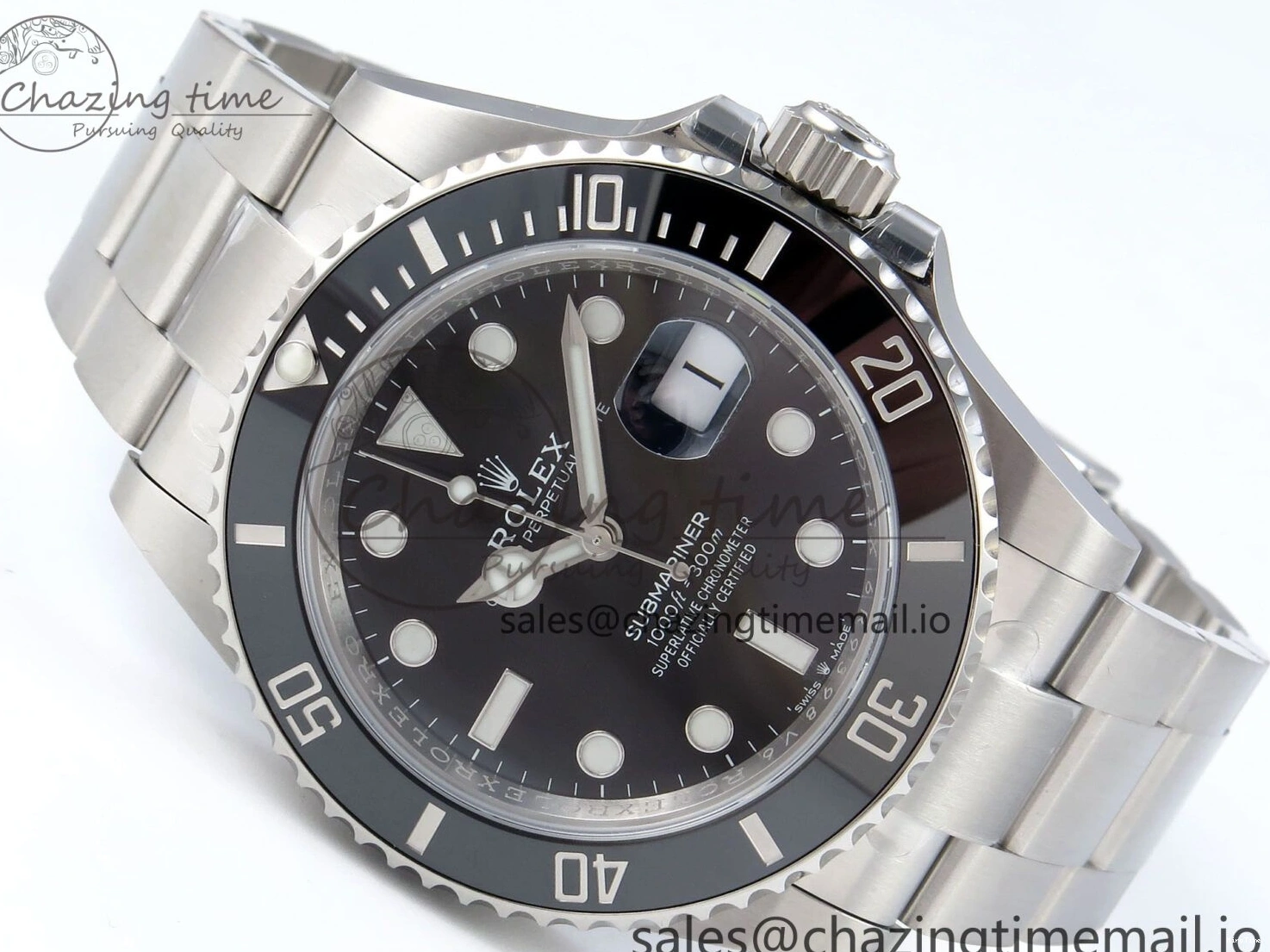 MiroTime 0410 Affordable Submariner 41mm 126610 LN SS ARF 1:1 Best Edition Steel Black Dial 904L SS Oyster Bracelet SH 362